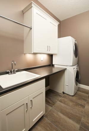 let’s start with your laundry room cabinets